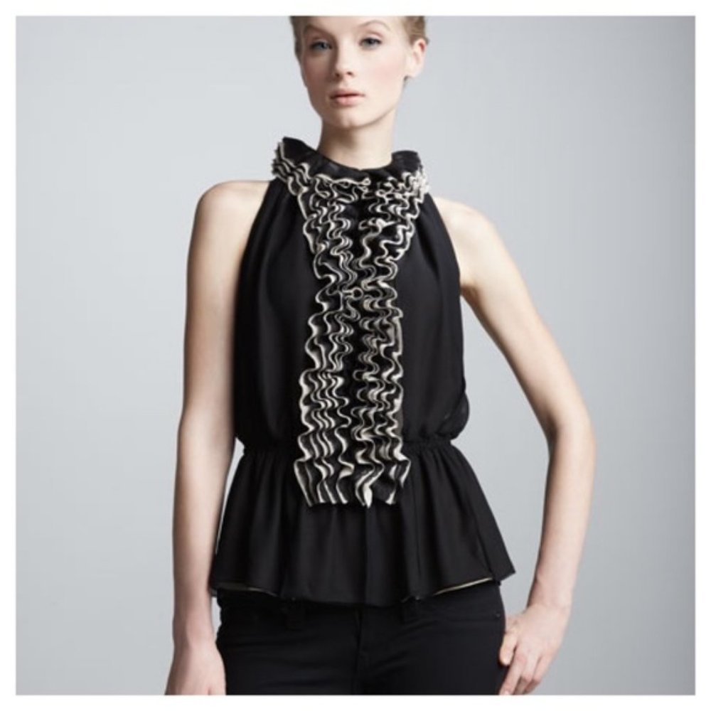 Robert Rodriguez Ruffled Top - Size S
